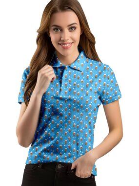 Women Beer Short Sleeve Quick Dry Tennis Shirts Athletic Yoga Tops Fits